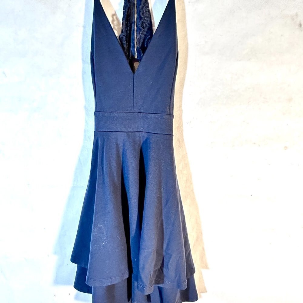 Windsor Dress Size Medium BLue Sexy Open Back Tulip Balletcore Ballerina - Picture 8 of 8